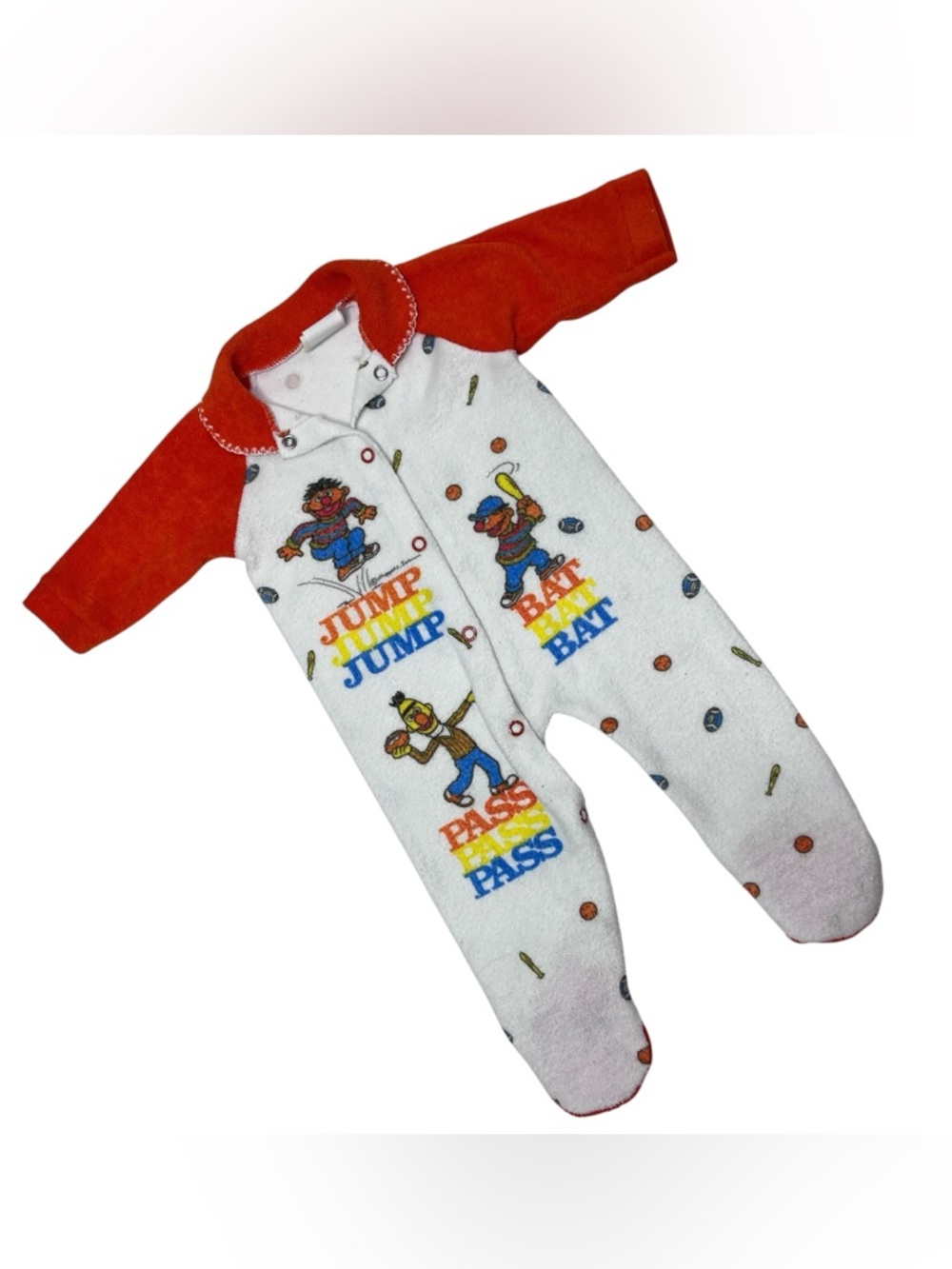 VINTAGE Sesame Street Onesie 70’s size 0 (0-14lbs)